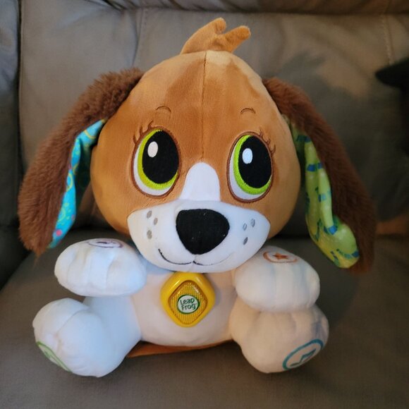 LeapFrog My Pal Scout Interactive Speakb& Learn Plush Toy Dog - Picture 5 of 9